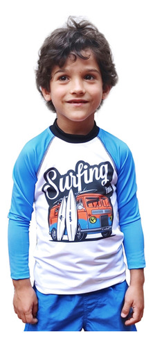 Remera Filtro Uv Niño Surf Yakka