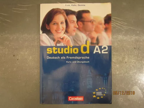 Livro Studio D A2 Deutsch Als Fremdsprache Kurs Und Übungsbu