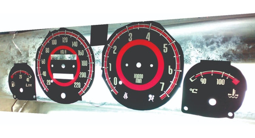 Caratula Translucida Chevy C1 Tigra Cluster Tacometro (Usado)
