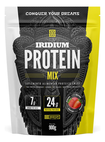 Whey Protein Mix 900g - Iridium Labs Sabor Morango