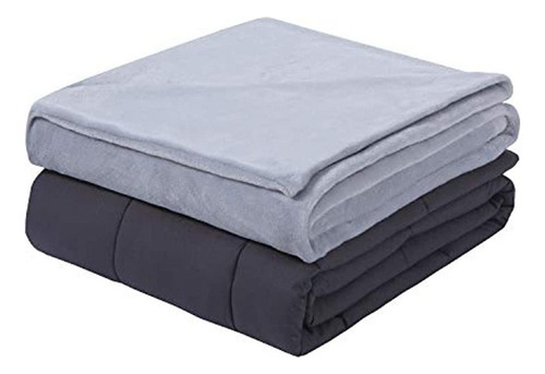 Levinsohn Manta Textil Con Peso 189 X 283 En Color Gris