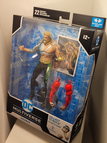 Aquaman- Jla- Dc Multiverse -collect To Build Plastic Man. (Usado)