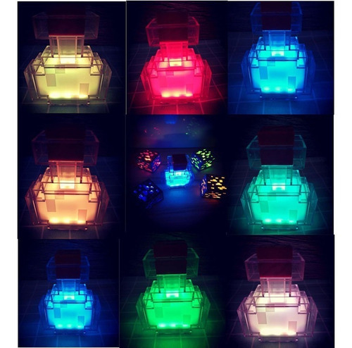 Luminária De Mesa Poção Minecraft