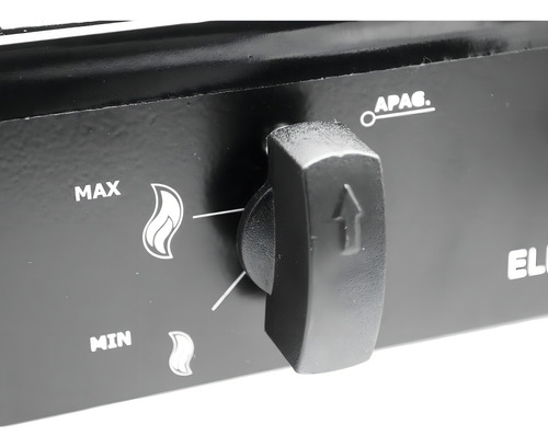 Estufa Parrilla 2 Quemadores Parrilla De Gas Alfa Est-303a Color Negro