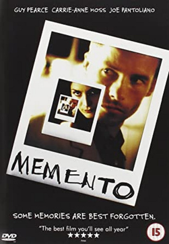 Dvd  Memento   Christopher Nolan  Nuevo Original