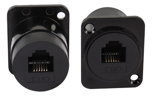 Qianrenon Rj11/rj12 6p6c Panel Mount Feedthrough Connecto...