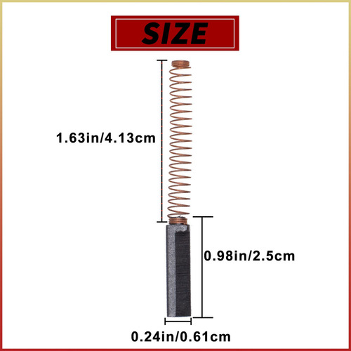 M W10380496 - Cepillos De Motor Mezclador De Carbono Para