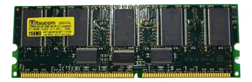Memória Ram Ddr 200 Pc1600 256mb Itaucom | Frete grátis