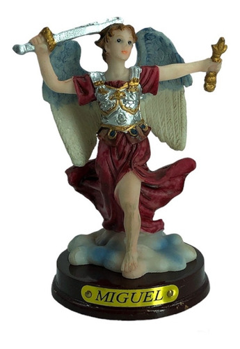 Figura De Resina Juego 7 Arcángeles 8 Cm