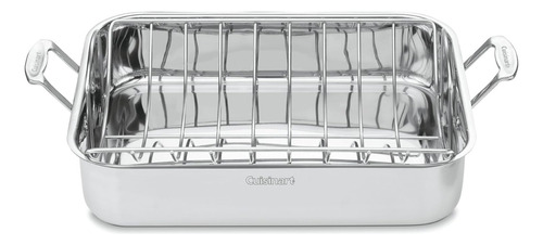 Cuisinart Chef's Classic Asador Rectangular De Acero Inoxida