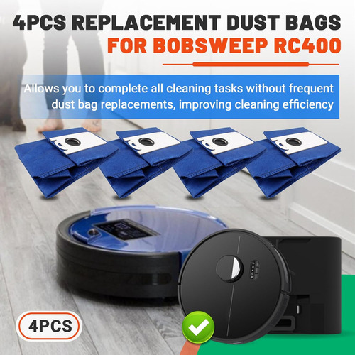 Bolsas De Polvo Reutilizables De 4.6l Para Aspiradora Robot