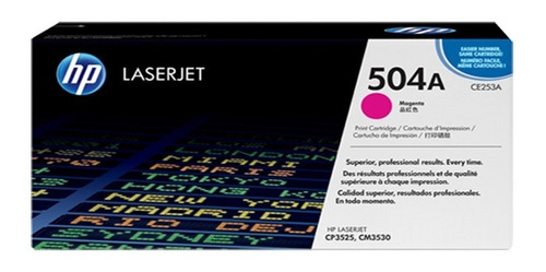 Toner Hp Ce253a (504a) L.j. Cp3525 Magenta