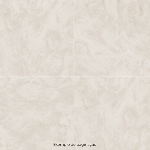Piso Cerâmico Embramaco Atena Marfim 76x76cm Caixa 2,87m²