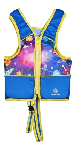 Chaleco Salvavidas Unicornio Ajustable Para Niños 2-6 Años