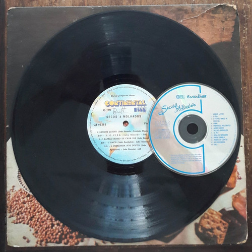 Imagem 4 de 4 de 2x Lp Vinil (g+) + Cd (nm) Secos & Molhados Secos E Molhados