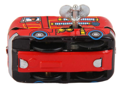 Modelo De Caminhão De Bombeiros Wind Up Clockwork Crianças