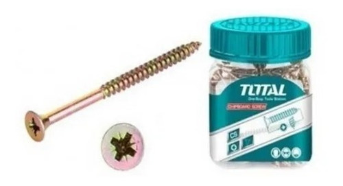 Tornillo Madera Aglomerada 200pcs 4x30mm Total Wjbs4003011