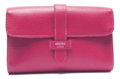 Bolsa Transversal Arezzo Pequena Com Alça Fina Coleção 2.023 Cor Big Floater Pink Blair