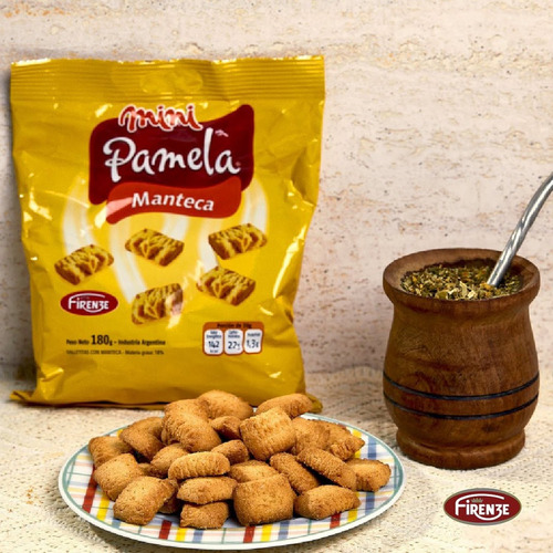 Galletas Mini Pamela De Manteca Bocaditos Materos X 180g