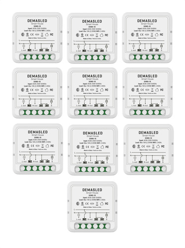 Pack 10 Interruptores Inteligentes On/off Wifi + Rf Domotica