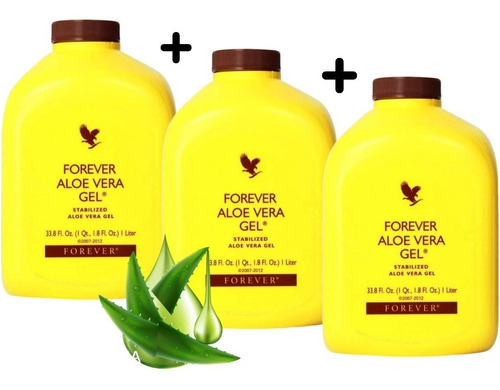 3 Lt Suco Aloe Vera Natural Babosa Forever