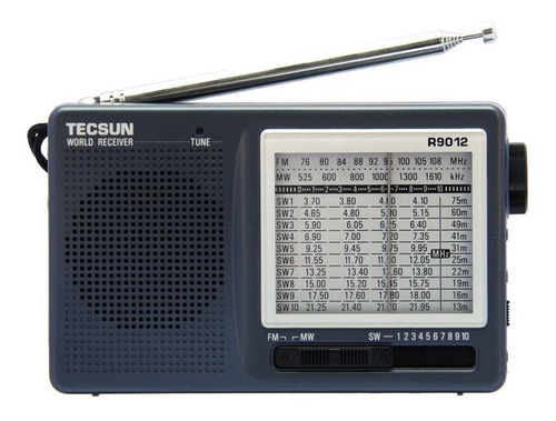 Radio Tecsun R9012  Con Frecuencia Am, Fm, Y Sw, De 12 B Rdp