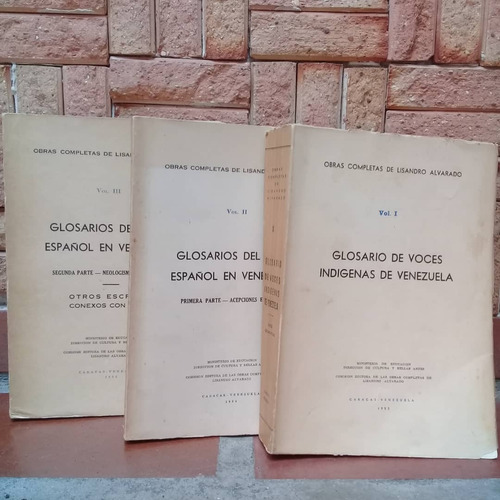 Glosario De Voces Indigenas De Venezuela-lisandro Alvarado