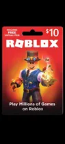 Comprar Roblox Gift Card 10usd- Entrega Instantanea 10% Off