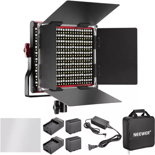 Lámpara Neewer 660 Led +2 Pilas Np-f970 + 2 Cargadores