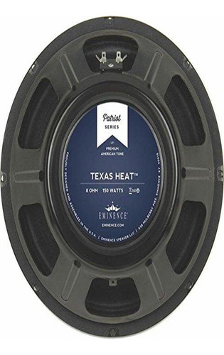 Patriot Texas Heat - Altavoz De Guitarra De 12 Pulgadas, 150