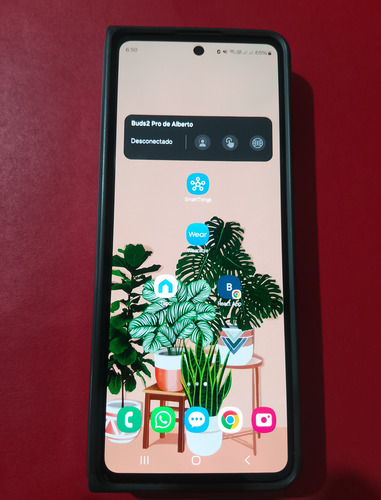 Celular Samsung Galaxy Z Fold 5 512gb Azul Cielo Y Funda Con S Pen Azul Claro (Usado)