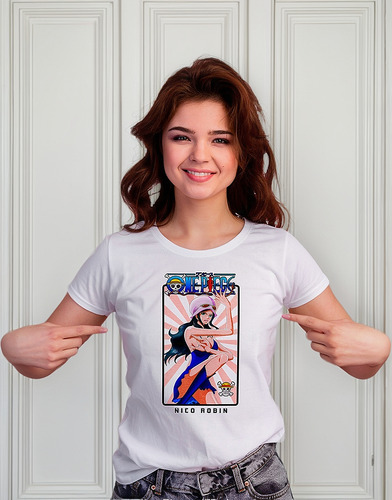 Playera Dama Ts One Piece Nico Robin P186