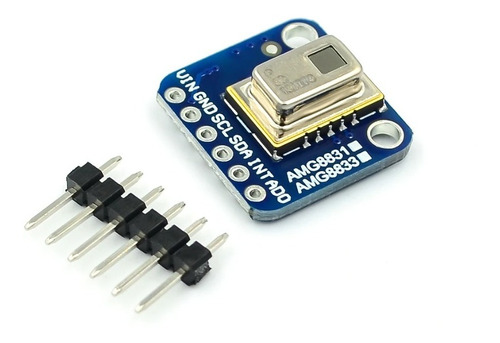 Sensor Temperatura Camara Termica Amg8833 I2c 0-80c 3~5v