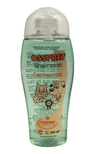 Shampoo Para Cachorro Osspret 250ml. Perros/gatos 