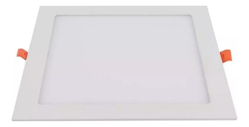 Pack 5 Panel Slim Led Embutido Cuadrado 12w