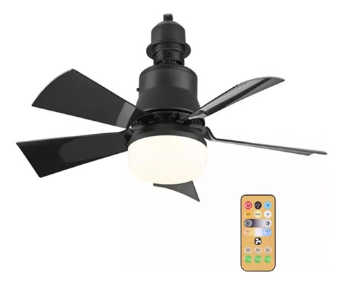 Ventilador De Techo Con Luz Y Mando A Distancia De Silencio