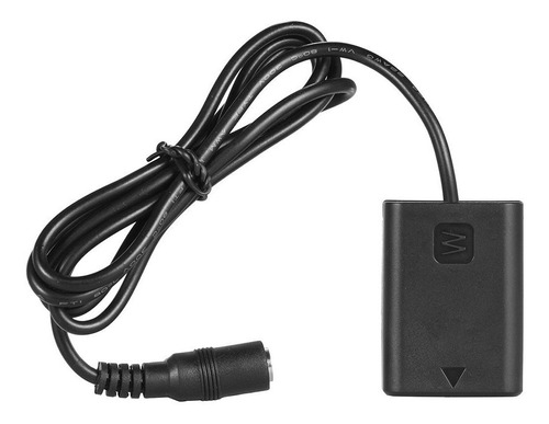 Adaptador De Acoplador De Bateria Np-fw50 Com Cabo Conector Dc Para Sony Worldview