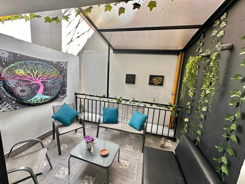 Apartastudio Amoblado Con Patio Galerías Estadias Cor Y Lar