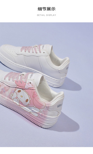 Zapatos De Lona Versátiles Sanrio Kuromi, Zapatillas Casuale