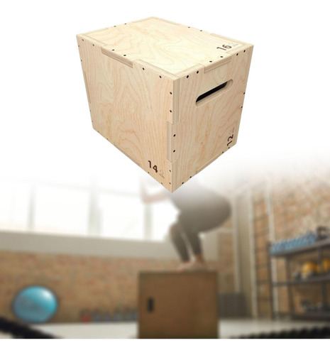 Plyo En 1 Box De Agilidad Box De 12 Inchx14inchx16 Pulgada