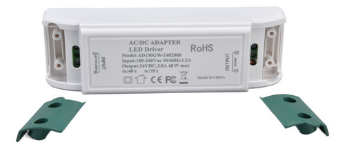 Transformador Led 24v Dc 2a 48w Potencia Led De Corriente Co