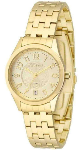 Relógio Technos Elegance Feminino Dourado 2115knj/4x Cor da correia Dourada