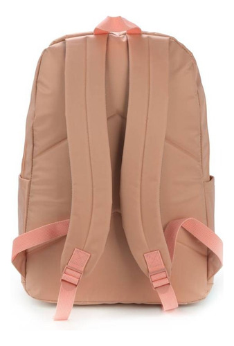 Mochila De Costas Juvenil Up4you Para Notebook Ref.46596 Cor Rosa Desenho Do Tecido Liso