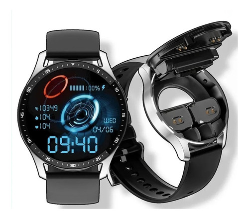 Reloj Inteligente Hombre Audífonos Dos En Uno For Huawei