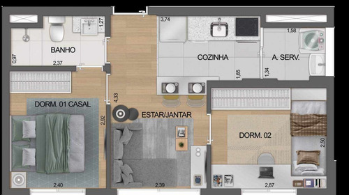 Imagem 13 de 15 de Apartamento - Ap06712 - 70701283