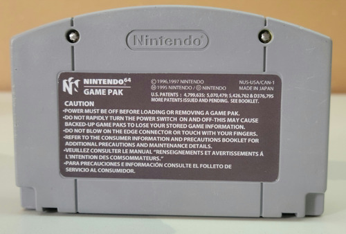 Super Smash Bros N64 Cartucho Original N64 (Usado)