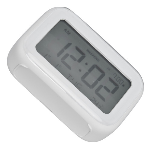 Reloj Digital Mini Alarma Pantalla Lcd Función Snooze 12h 24