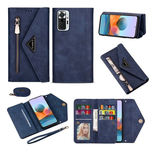 Funda De Teléfono Cartera For Redmi Note 10 4g/note10s Nota