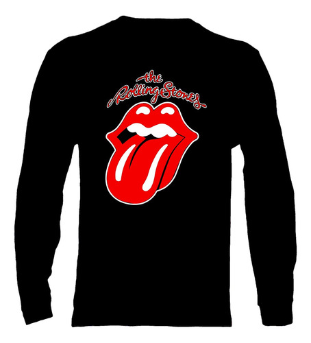 Polera Manga Larga The Rolling Stones - Ver 01 - Logo