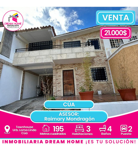 Townhouse En Venta Urb. Loma Linda Country  Cúa